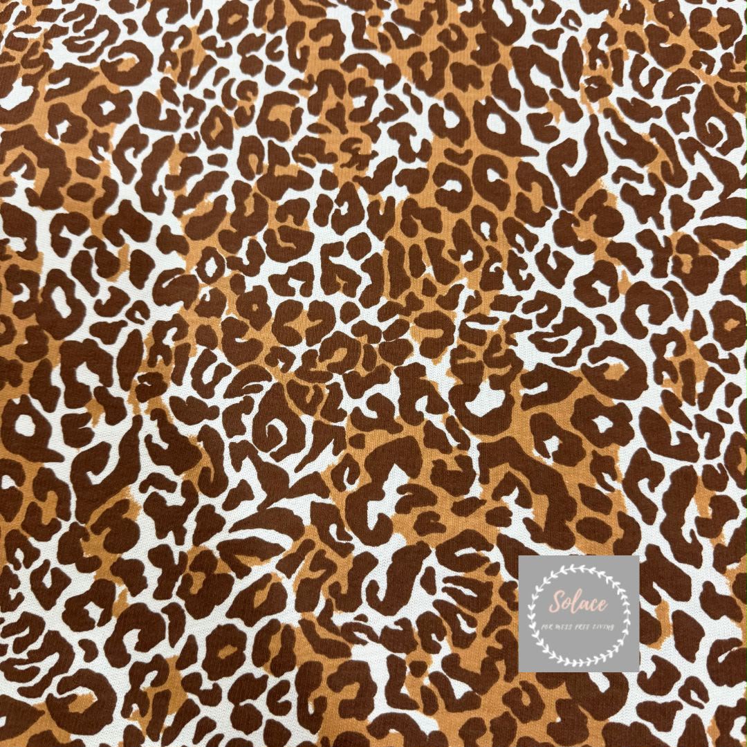 Premium tiger print pure cotton hosiery bedsheet - Image 2